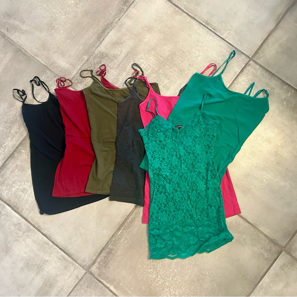7 spaghetti strap tank tops